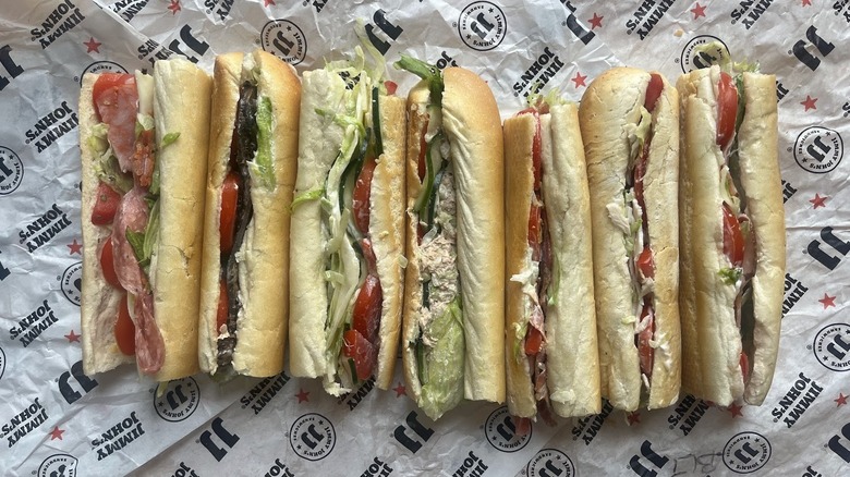 Jimmy John's sandwiches