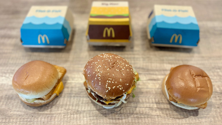 Filet-O-Fish sandwiches and boxes