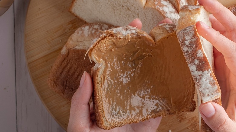 Peanut butter sandwich