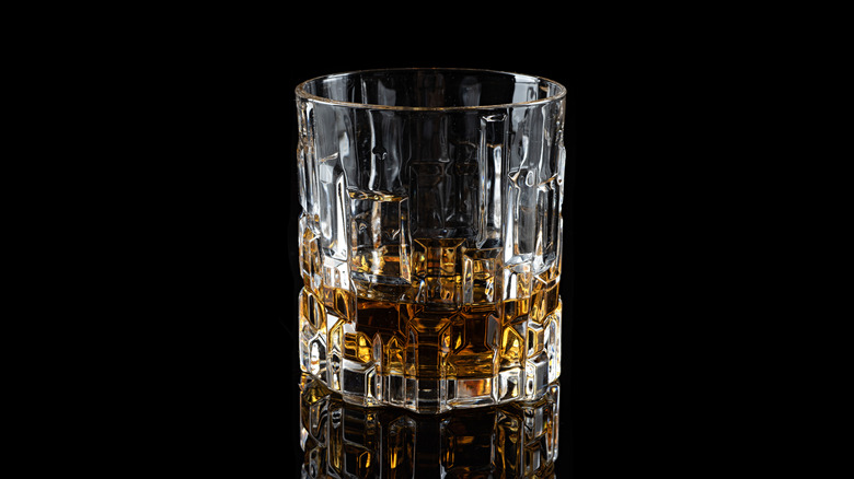 Tumbler of whiskey