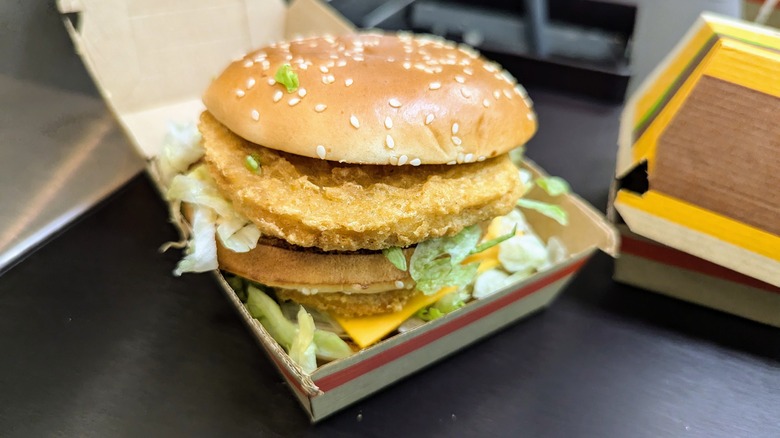 chicken big mac in box