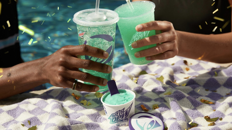 Baja Blast drink, slush, gelato